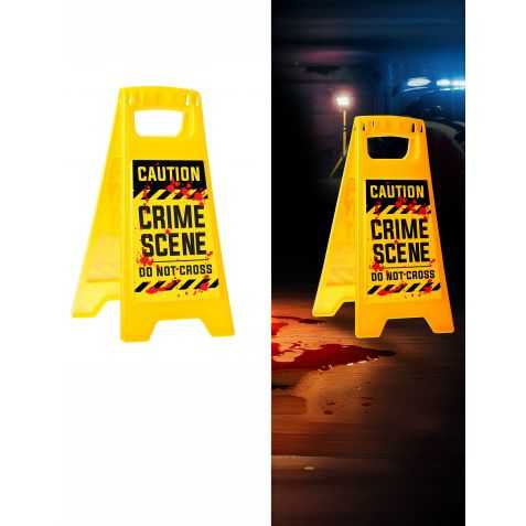Pancarte scène de crime