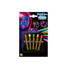 Maquillage fluo dans le noir