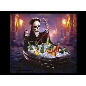 Cercueil gonflable pour déco halloween