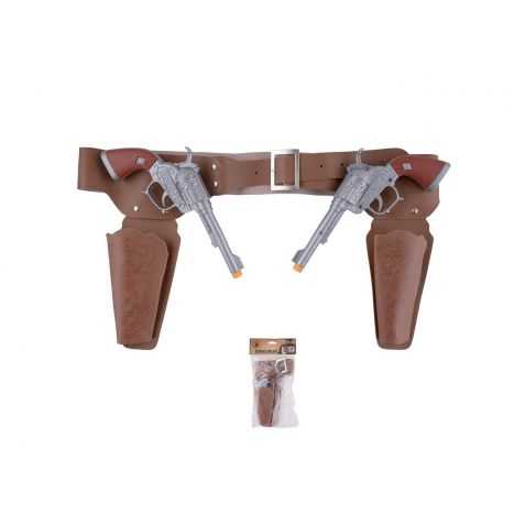 ceinture de cowboy avec 2 pistolets