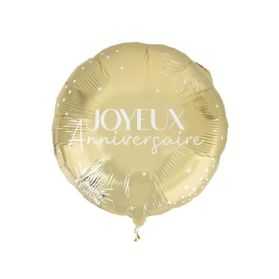 Ballon Joyeux Anniversaire chic