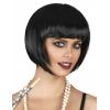 Perruque cheveux courts noirs style Liza