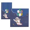 Serviettes en papier gouter anniversaire thème espace