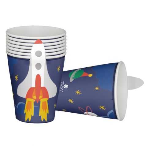 Gobelets motif Cosmonaute dans l'Espace
