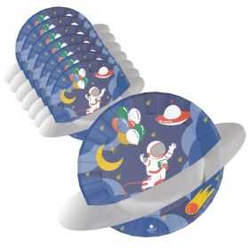 Assiettes en carton thème l'Espace
