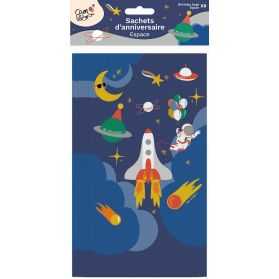 Sachets pour bonbons thème l'Espace