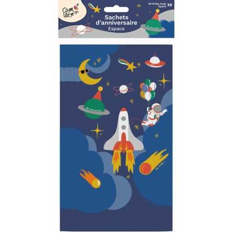 Sachets pour bonbons thème l'Espace