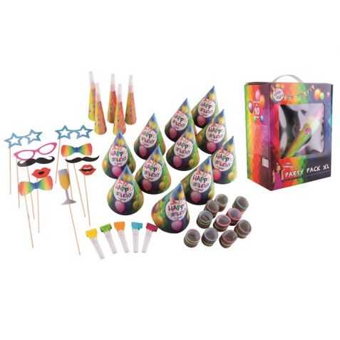 Cotillons Joyeux Anniversaire pour 10 personnes