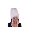 Perruque pompadour blanche Perruque pompadour blanche