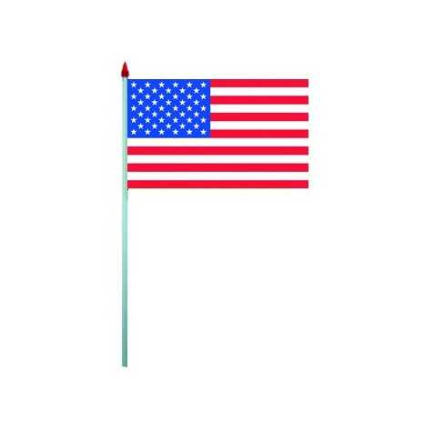 10 drapeaux USA à agiter