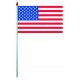 10 drapeaux USA à agiter