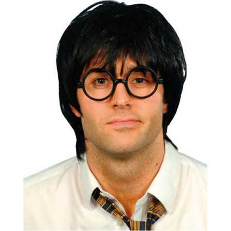 Perruque Ecolier avec lunettes style Harry Potter