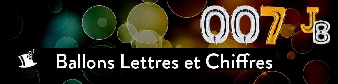 Ballons en forme de Lettre et Chiffre