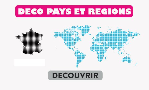 décorations régions et pays du monde